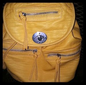 ☆ Women's Yellow Backpack▪Purse ☆